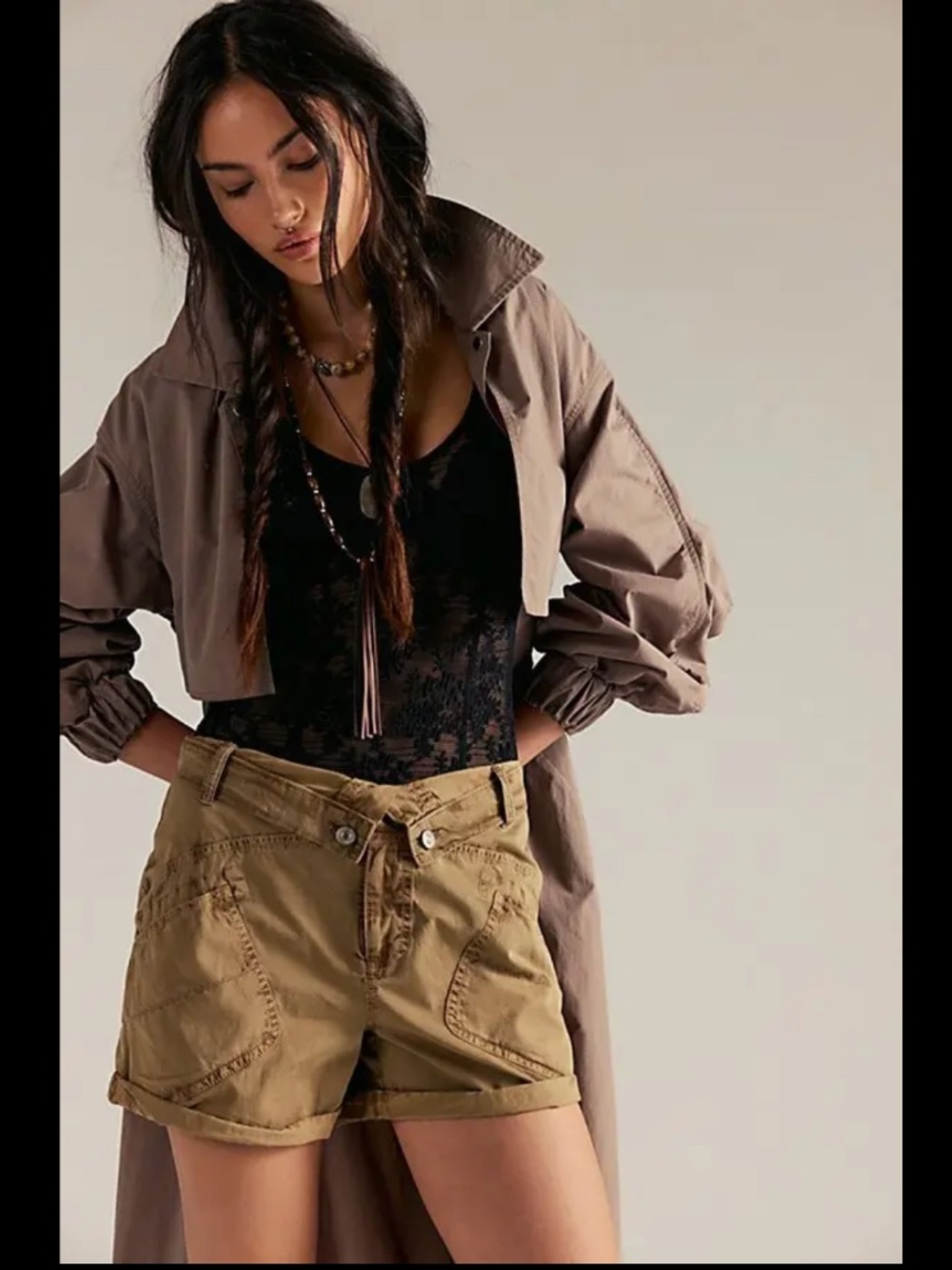 NWT Free People We the Free Stevie Cuffed Shorts